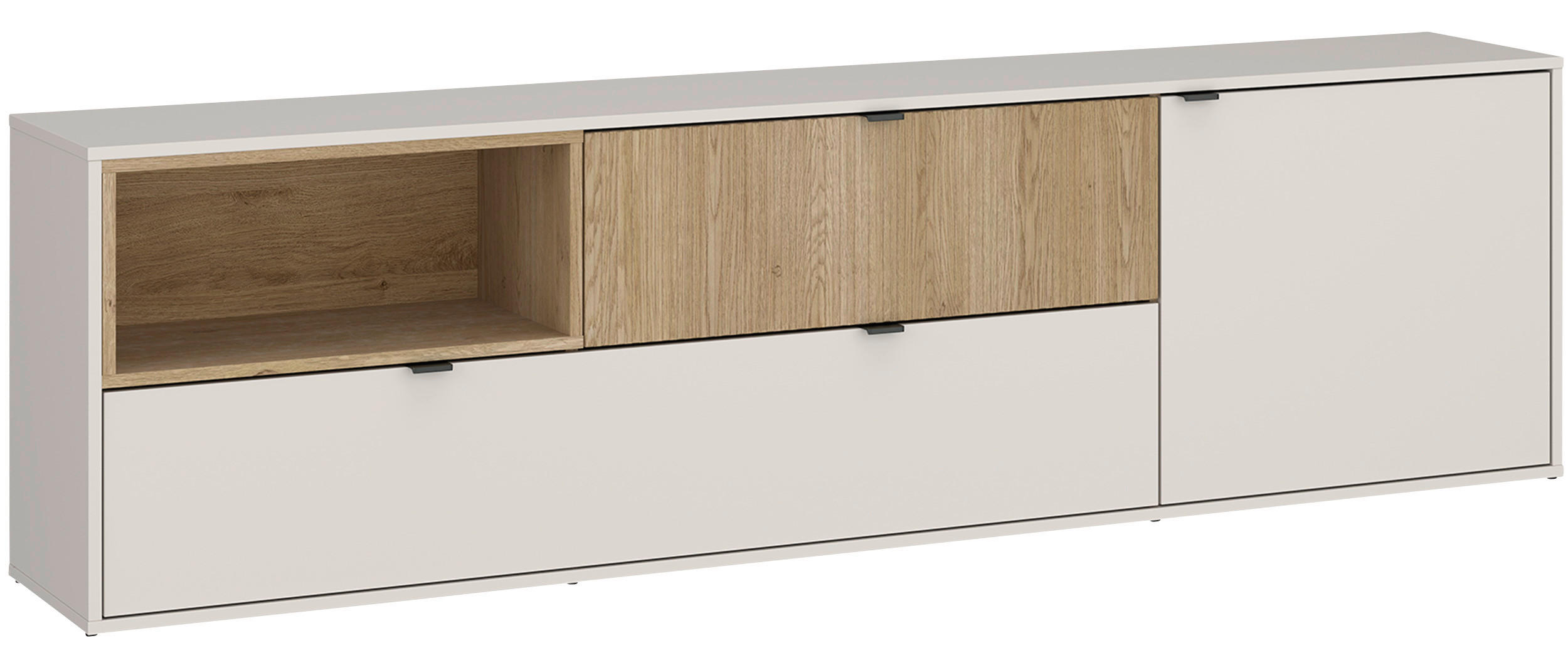 Tv-element Samm Eichefarben, Beige B: 203,6 Cm