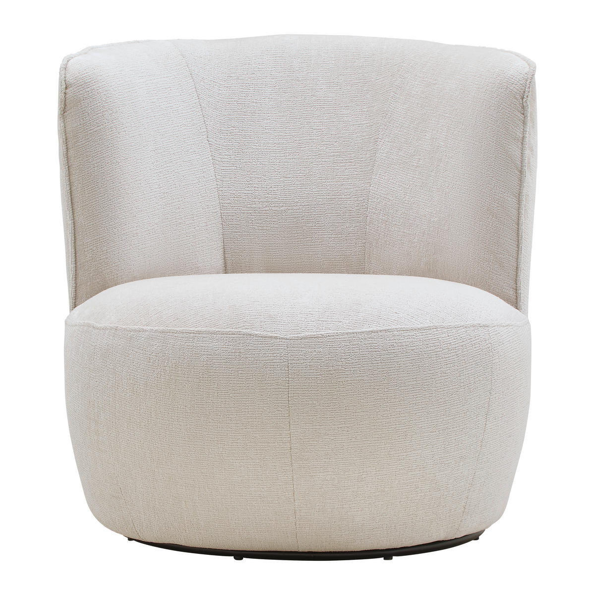 FÅTÖLJ i textil beige  - beige/svart, Modern, metall/textil (77/81/85cm) - MID.YOU