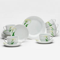 KAFFEESERVICE Calla 18-teilig  - Weiß, Basics, Keramik - Van Well