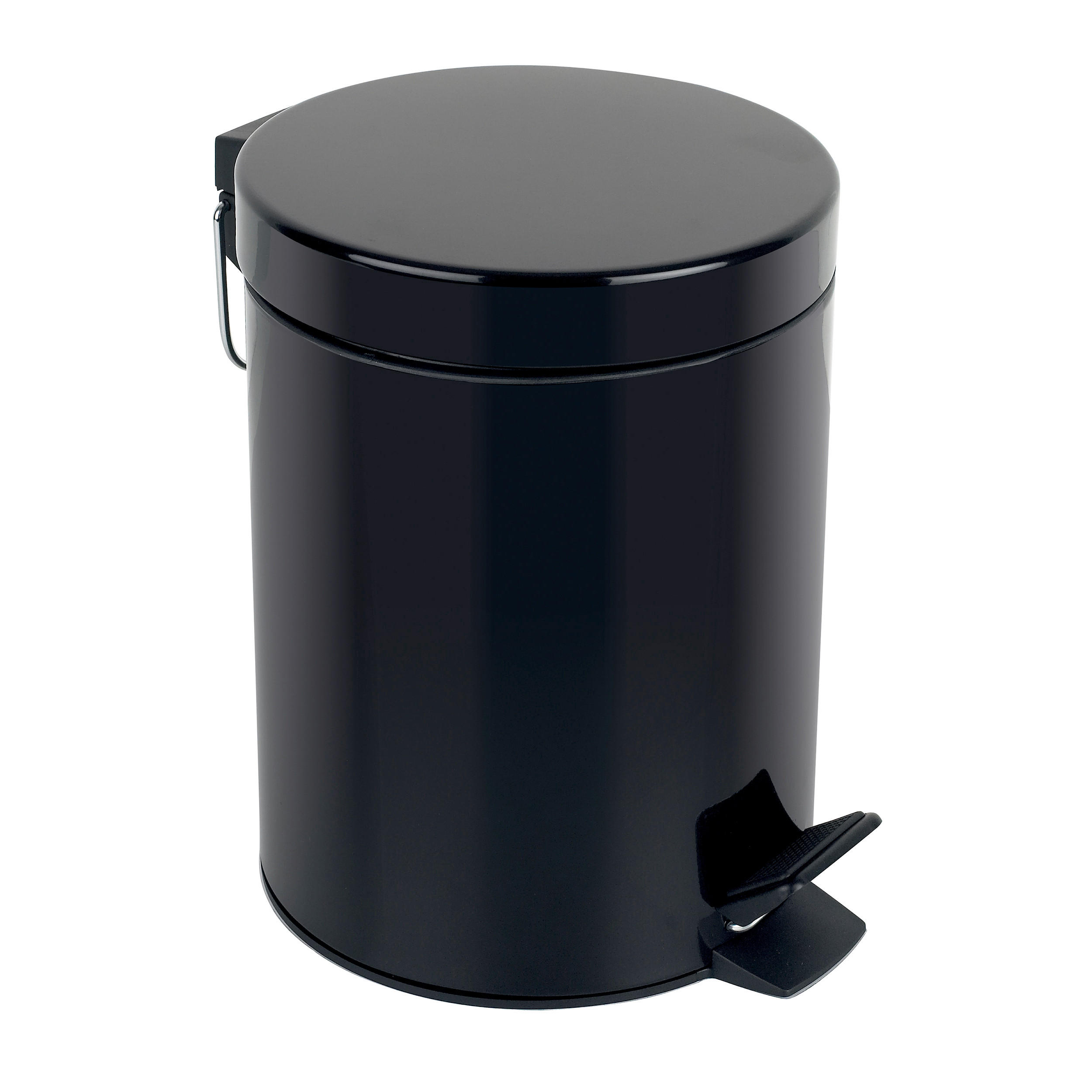 TRETEIMER SYDNEY 3 L  - Schwarz, Basics, Kunststoff/Metall (17/17/24,5cm) - Spirella
