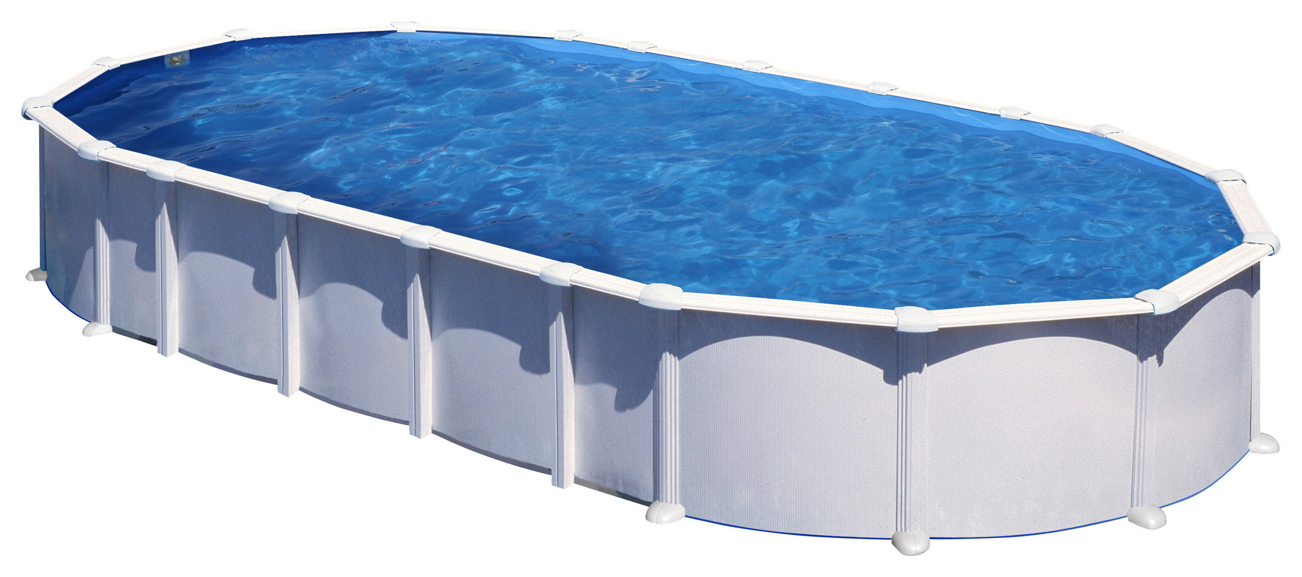 POOL SET GRE KITPROV9188 2021 920/505/132 cm  - Weiß, KONVENTIONELL, Metall (920/505/132cm) - Gre