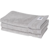GÄSTETUCH 30/50 cm SW-Cuddly Grau 3-teilig  - Grau, Basics, Textil (30/50cm) - Schöner Wohnen