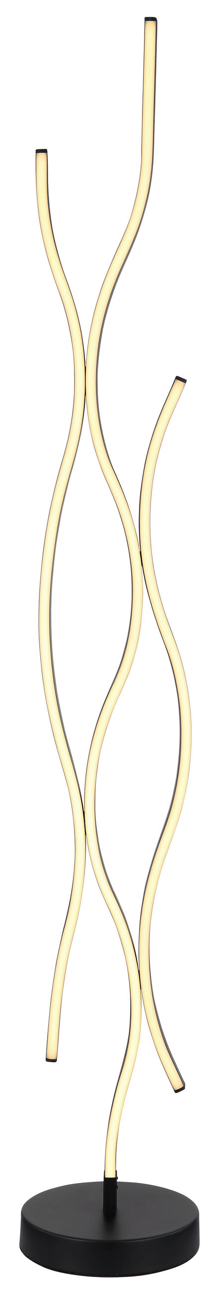 SVJETILJKA PODNA  - crna/opalna, Trend, metal/plastika (20/135cm) - Globo