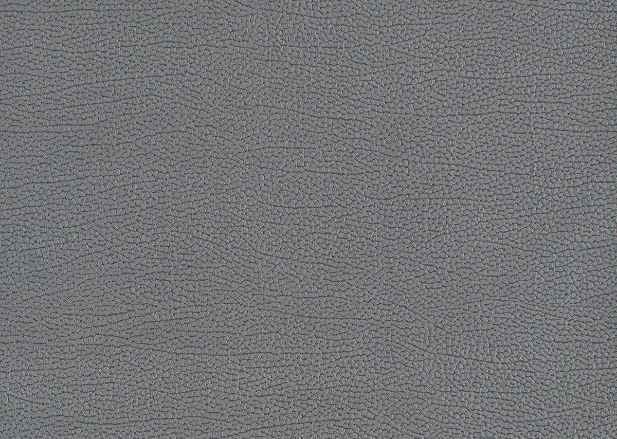 3-SITZER-SOFA Lederlook Grau  - Chromfarben/Grau, KONVENTIONELL, Textil/Metall (241/85/95cm) - Carryhome