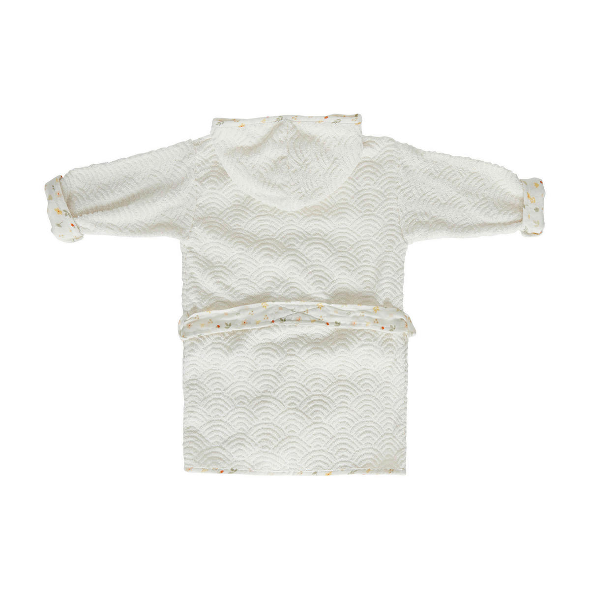 BADEMANTEL - Gelb/Weiß, Basics, Textil (86/92null) - Bebe Jou