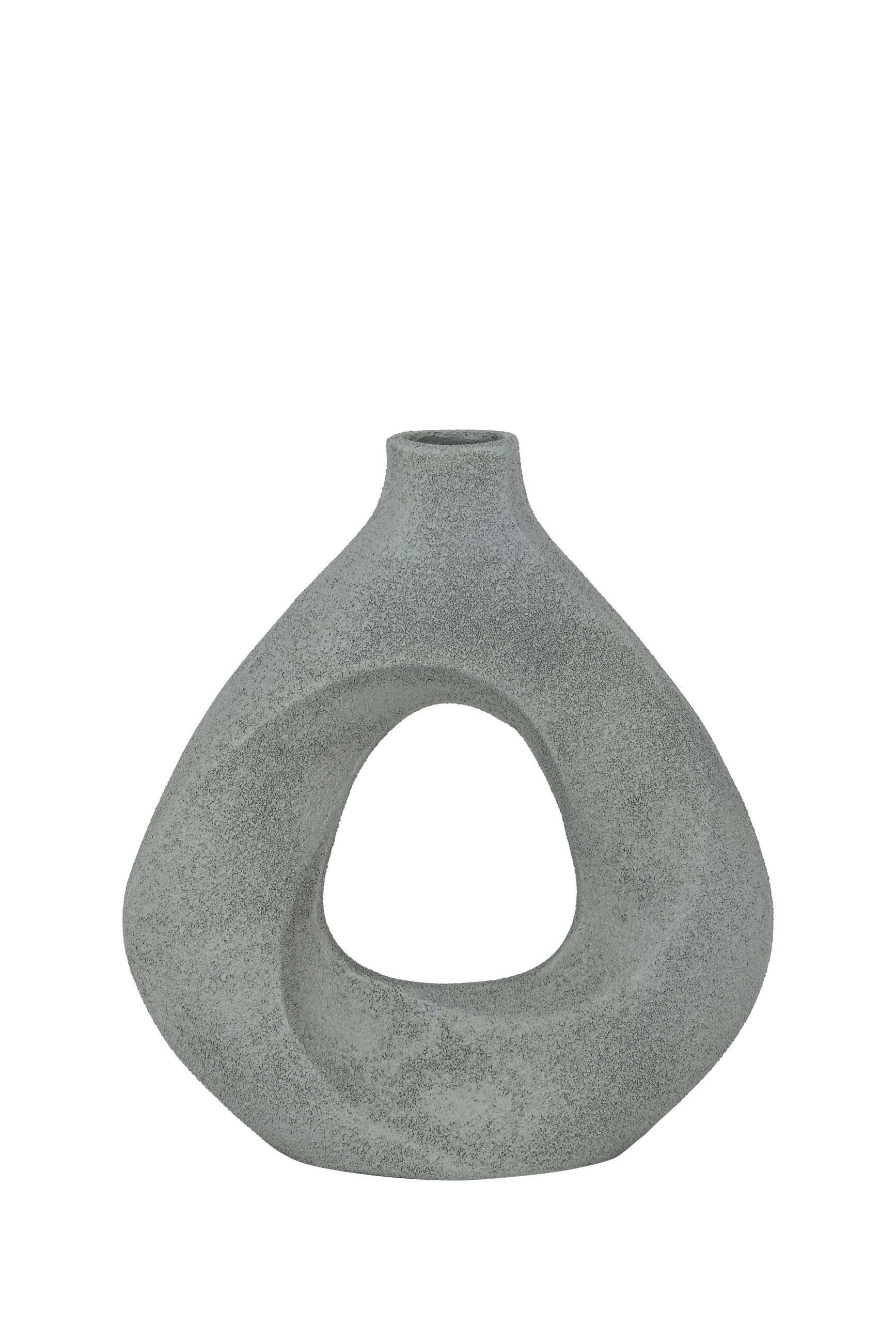 VAS 25 cm  - grön, Design, metall (22/25/7cm) - Ambia Home