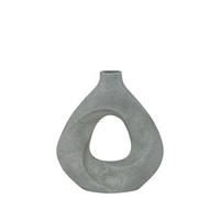 VAS 25 cm  - grön, Design, metall (22/25/7cm) - Ambia Home