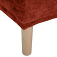 HOCKER Flachgewebe Rostfarben  - Rostfarben, KONVENTIONELL, Holz/Textil (88/49/62cm) - Carryhome