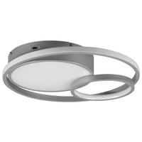 LED-DECKENLEUCHTE 48/9,5 cm   - Titanfarben, Design, Metall (48/9,5cm) - P & B