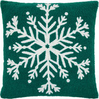 DÍSZPÁRNA 45/45 cm  - zöld, Konventionell, textil (45/45cm) - X-Mas