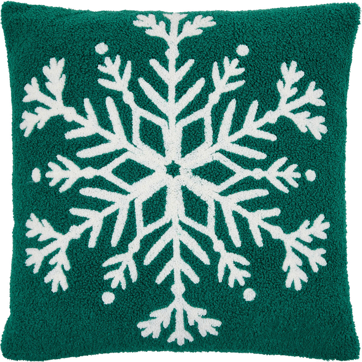 DÍSZPÁRNA 45/45 cm  - zöld, Konventionell, textil (45/45cm) - X-Mas