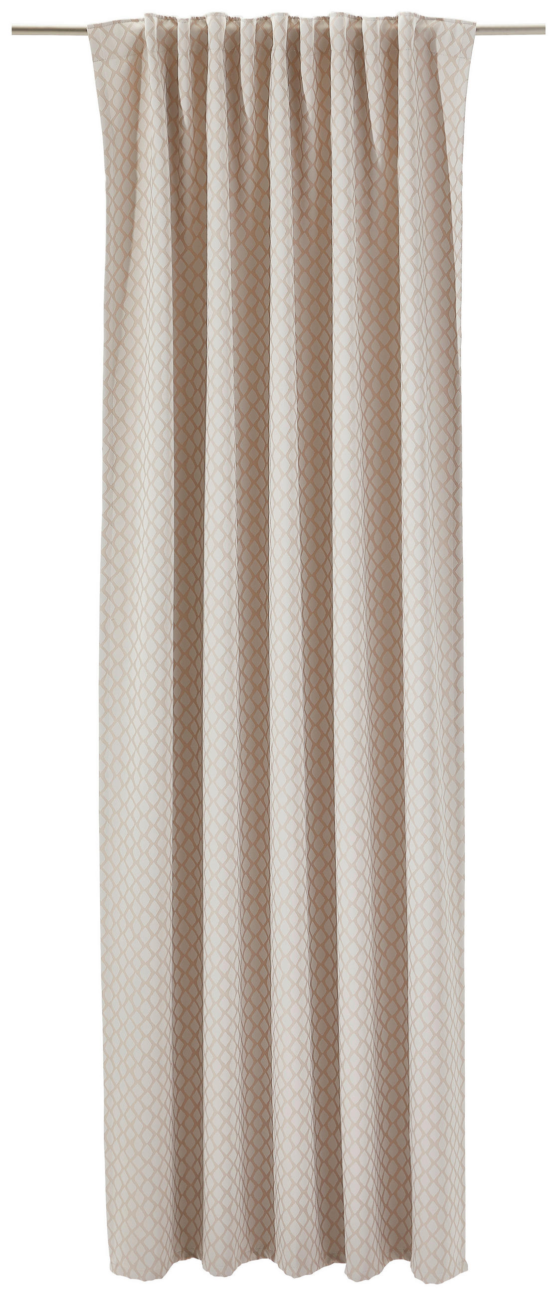 FERTIGVORHANG blickdicht 140/245 cm - Beige, KONVENTIONELL, Textil (140/245cm) - Dieter Knoll
