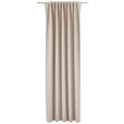 FERTIGVORHANG LUNA blickdicht 140/245 cm   - Beige, KONVENTIONELL, Textil (140/245cm) - Dieter Knoll