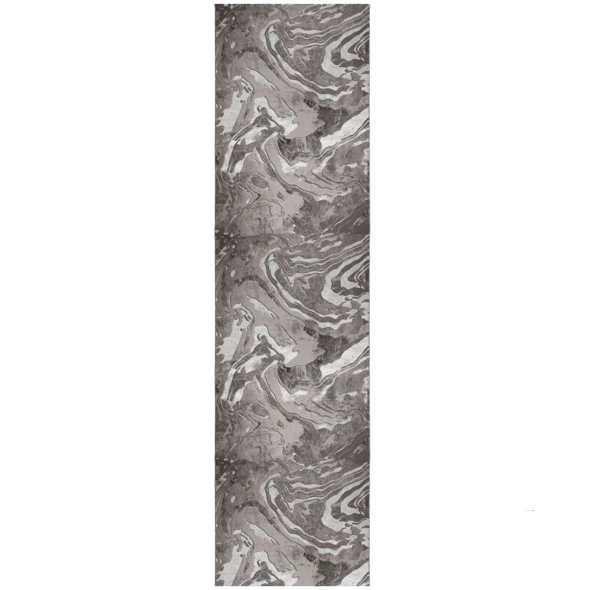 KOBEREC, 230/60 cm, barvy stříbra - barvy stříbra, Basics, textil (230/60cm)