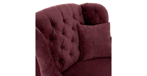 XXL-SESSEL - Bordeaux/Schwarz, Design, Holz/Textil (127/106/149cm) - Landscape