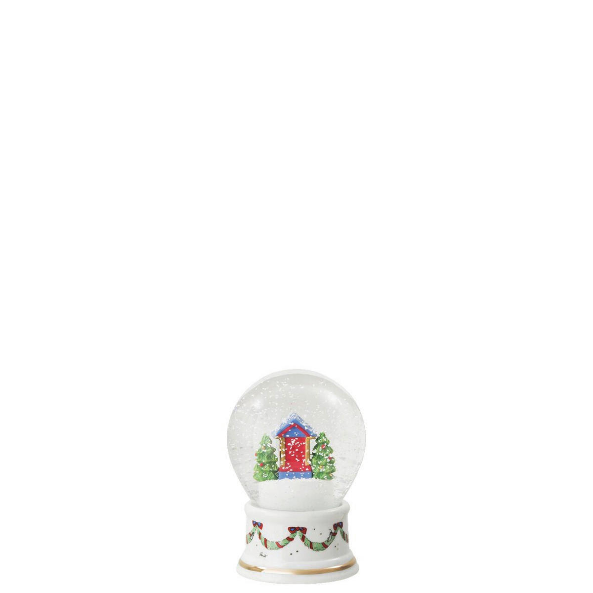 SCHNEEKUGEL Weihnachten limit. - Schneekugel 2026  - Multicolor, Basics, Keramik (8/12cm) - Hutschenreuther
