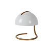 TISCHLEUCHTE Cato 23.5/23.5/25 cm   - Messingfarben/Weiß, Design, Glas/Metall (23.5/23.5/25cm) - Lucide