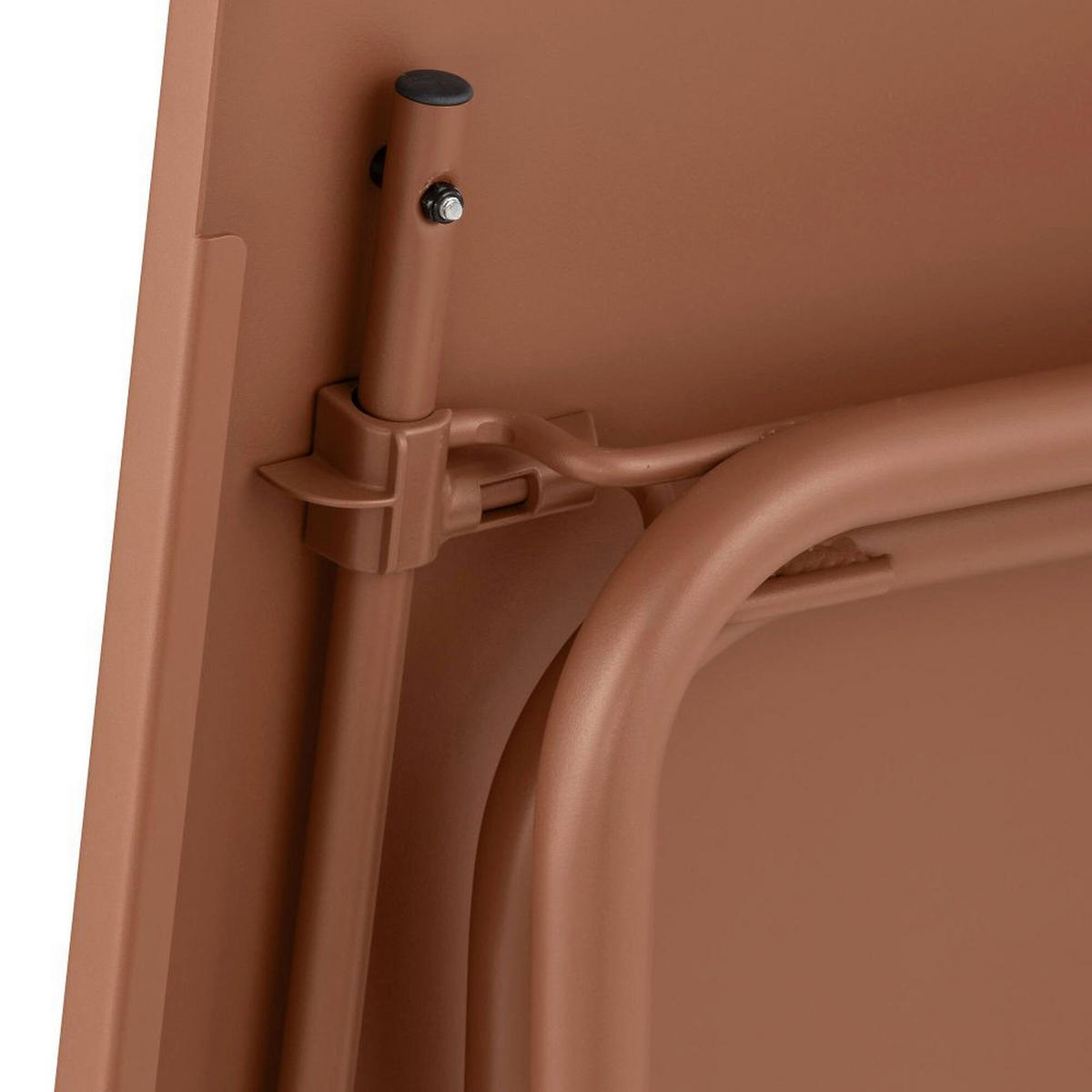 GARTENKLAPPTISCH 120/64/73 cm Metall rechteckig  - Rot, Basics, Metall (120/64/73cm) - Lafuma Mobilier