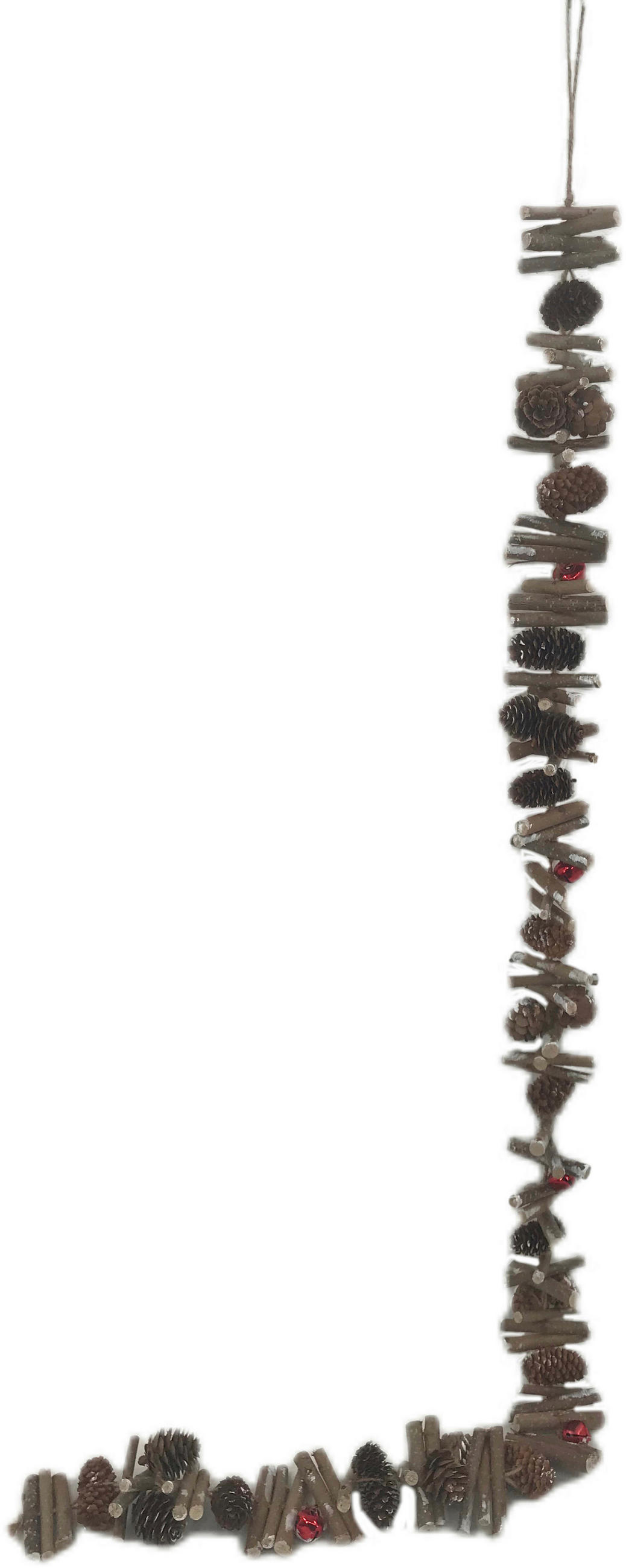 GIRLANDE Holz, Metall, Naturmaterialien  - Naturfarben, Basics, Naturmaterialien/Holz (120cm) - X-Mas