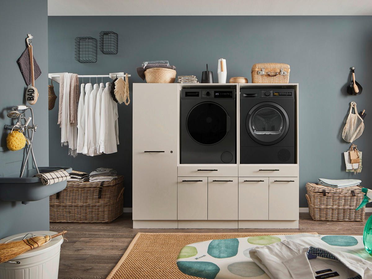 HAUSWIRTSCHAFTSRAUM 185/162/67,5 cm  in Kaschmir  - Kaschmir, Design, Holzwerkstoff (185/162/67,5cm)