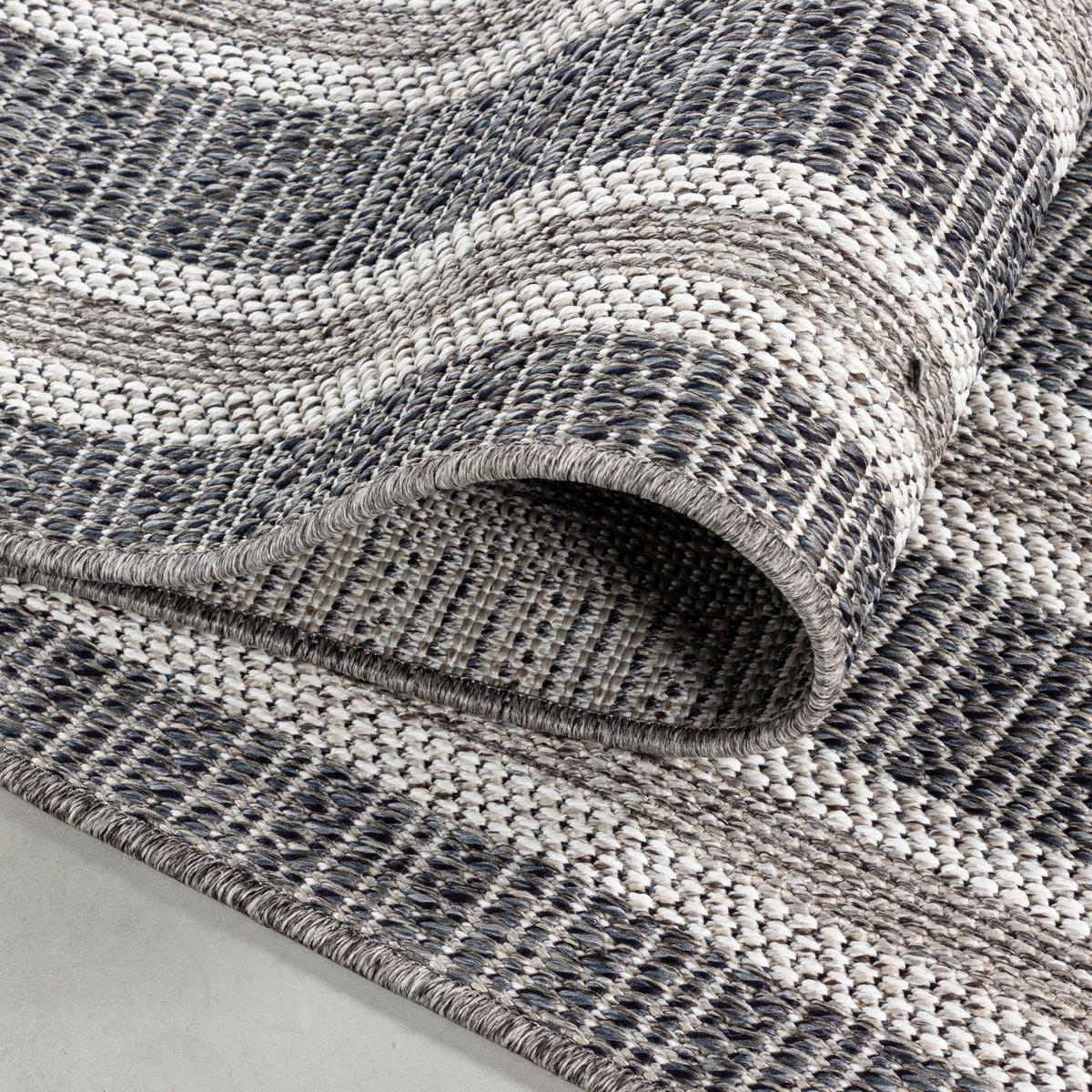 FLATVÄVD MATTA 140/200 cm Aruba  - grå, Design, textil (140/200cm) - Novel