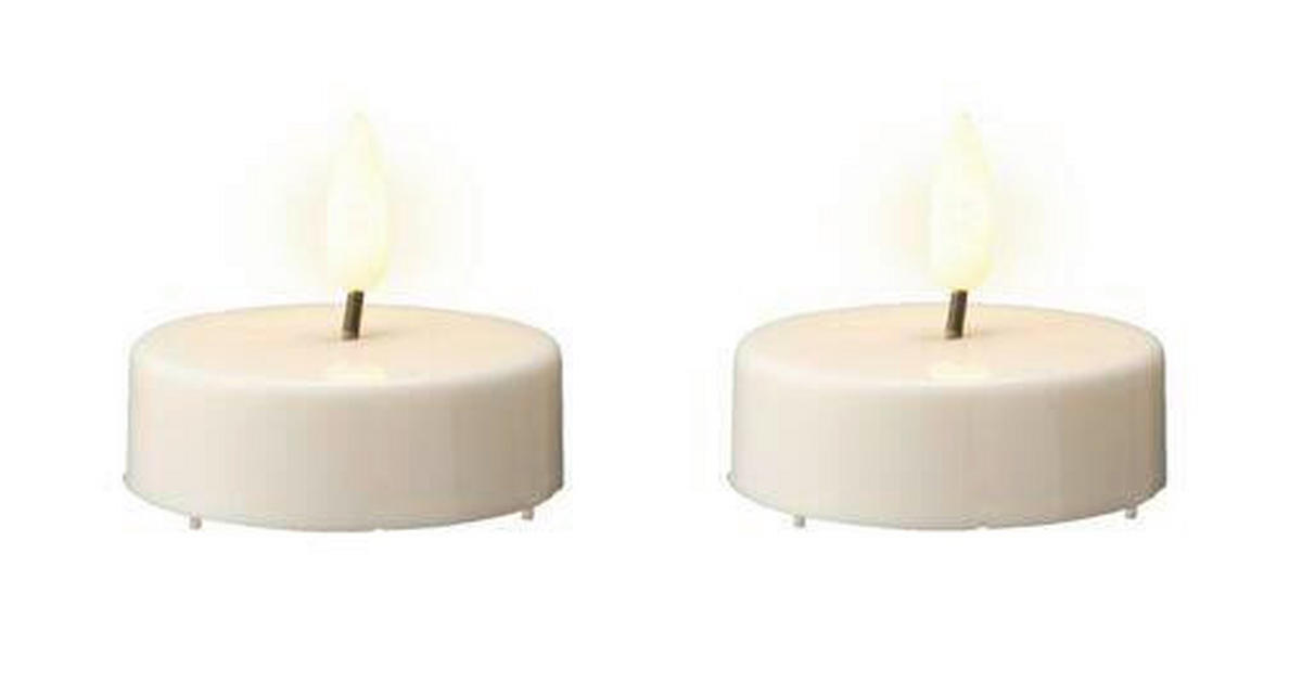 TEELICHT MIT LED  - Creme, Basics, Kunststoff (6/5,5cm) - Ambia Home