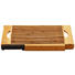Schneidebrett mit Messer Holz Bambus - Braun, Basics, Holz (39/24/20cm)
