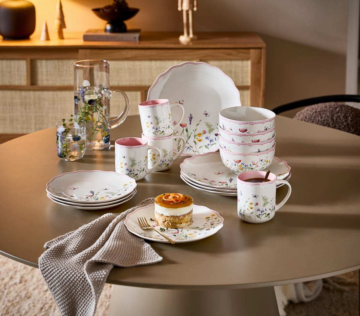 KOMBINOVANÁ SOUPRAVA 16dílné, porcelán (new bone china) keramika  - vícebarevná, Lifestyle, keramika - Landscape