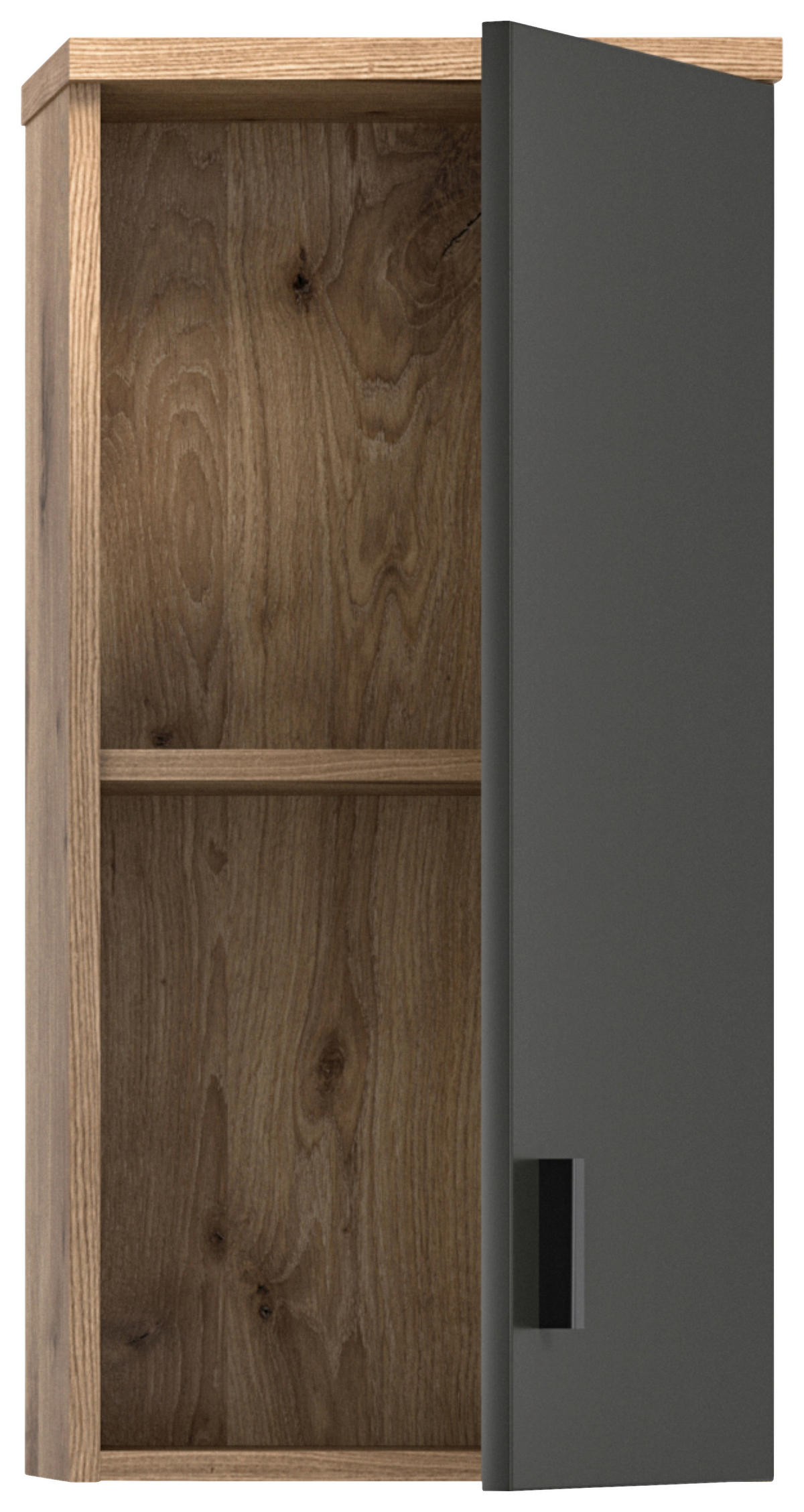 KOPALNICA  temno siva  - temno siva/siva, Moderno, kovina/steklo (138cm) - MID.YOU