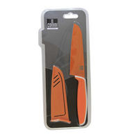 Cuțit Santoku 12,7 cm  - portocaliu, Basics, plastic/metal (12,7cm)