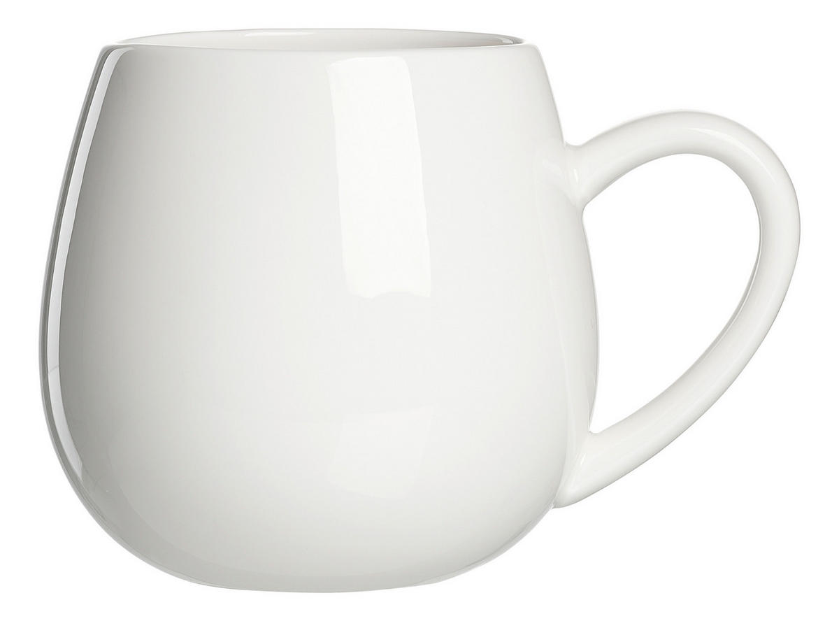 KAFFEEBECHER Bari  450 ml   - Weiß, KONVENTIONELL, Keramik (14/10/10cm) - Ritzenhoff Breker