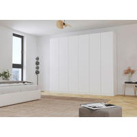 FALTTÜRENSCHRANK 271/229/54 cm 4-türig Weiß  - Weiß, Holzwerkstoff (271/229/54cm) - Rauch Möbel