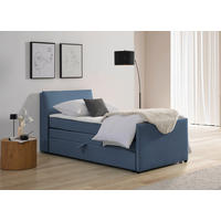 BOXSPRINGBETT 100/200 cm  in Blaugrau  - Blaugrau, Modern, Holz/Textil (100/200cm) - MID.YOU