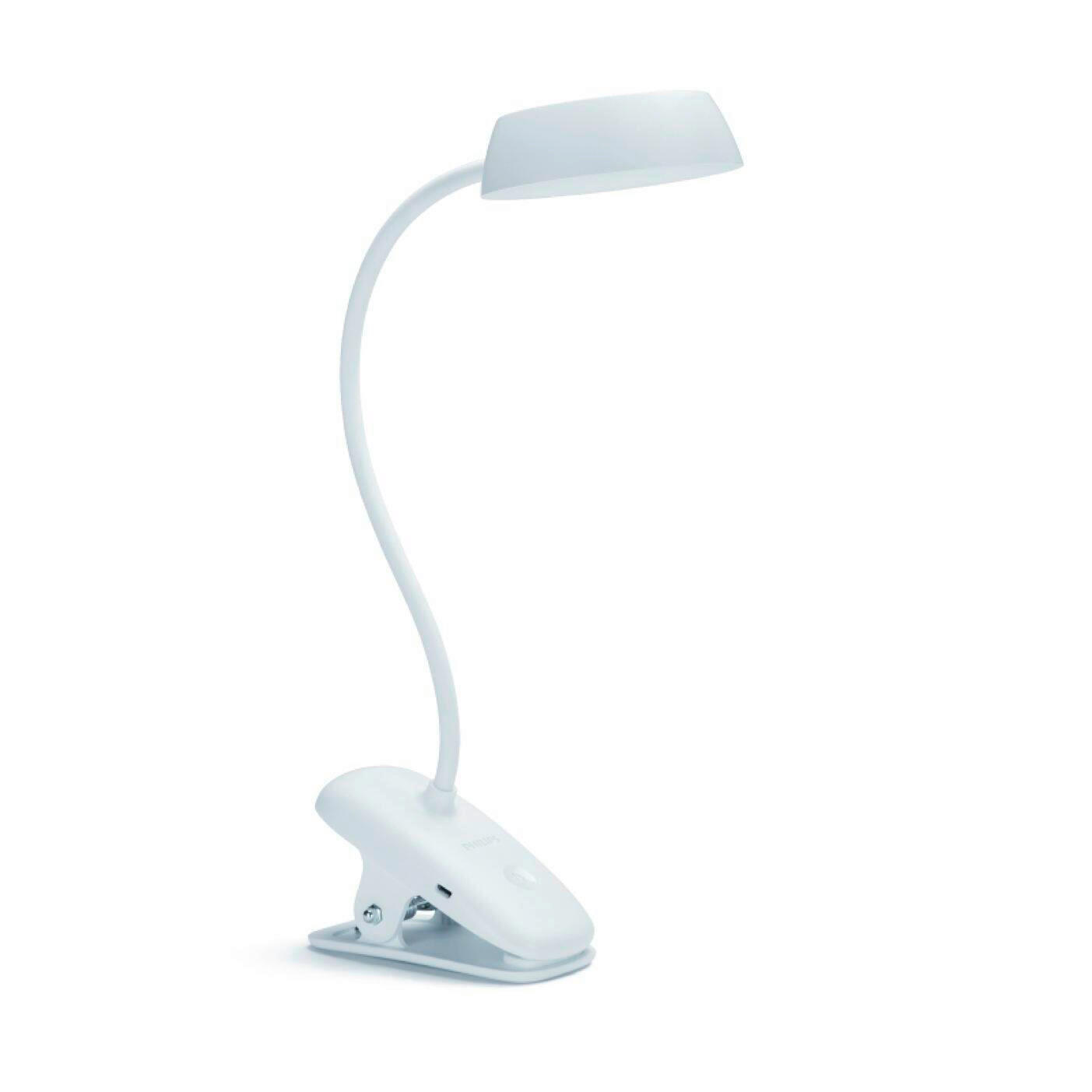 Philips Schreibtischleuchte Weiß 30x10x20 cm