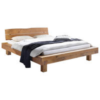 BETT 140/200 cm  in Eichefarben  - Eichefarben, KONVENTIONELL, Holz (140/200cm) - Hasena