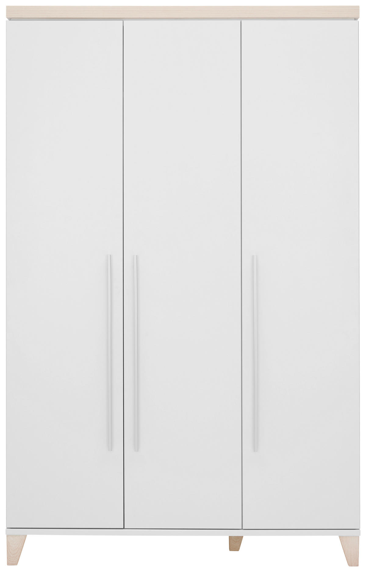 SKRIŇA DO IZBY PRE BÁBÄTKO biela, farba brezy,  - biela/farba brezy, Trend, kompozitné drevo/plast (136/210/57cm) - My Baby Lou