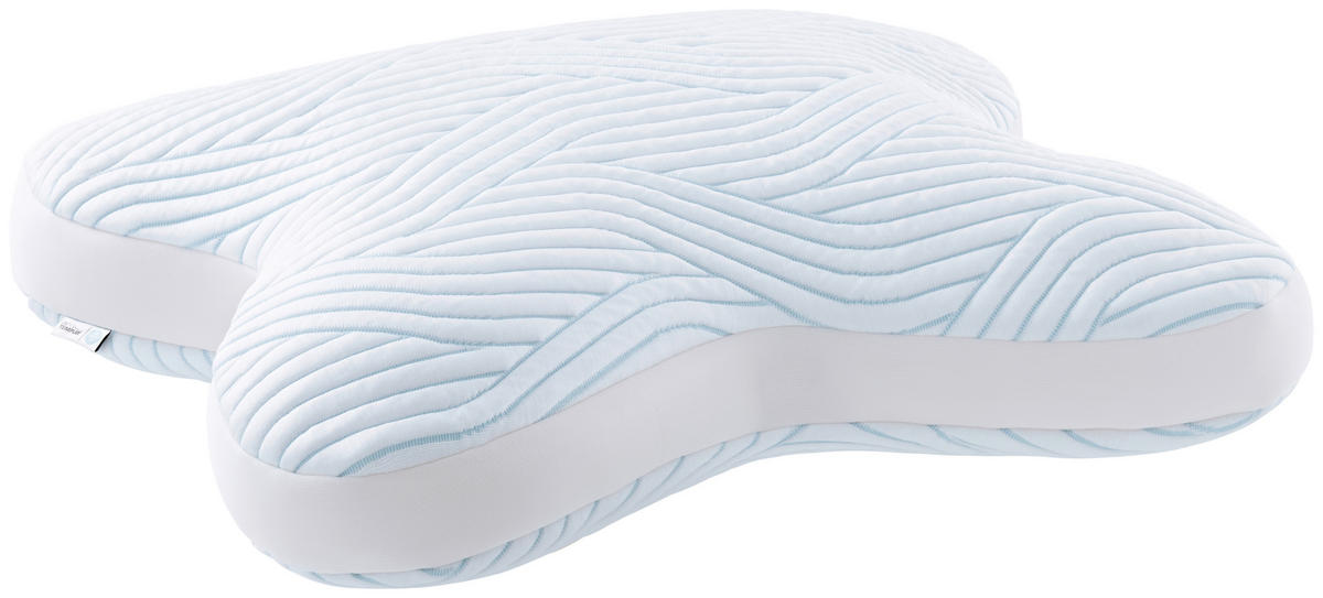 NACKENKISSEN  60/50 cm  - Weiß, Basics, Textil (60/50cm) - Tempur