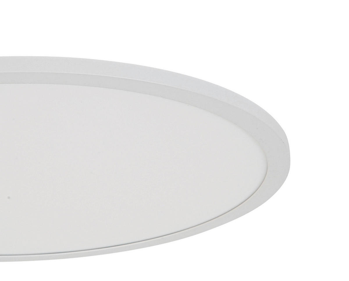 LED PANEL, 45/5 cm  - bílá, Basics, kov/plast (45/5cm) - Novel