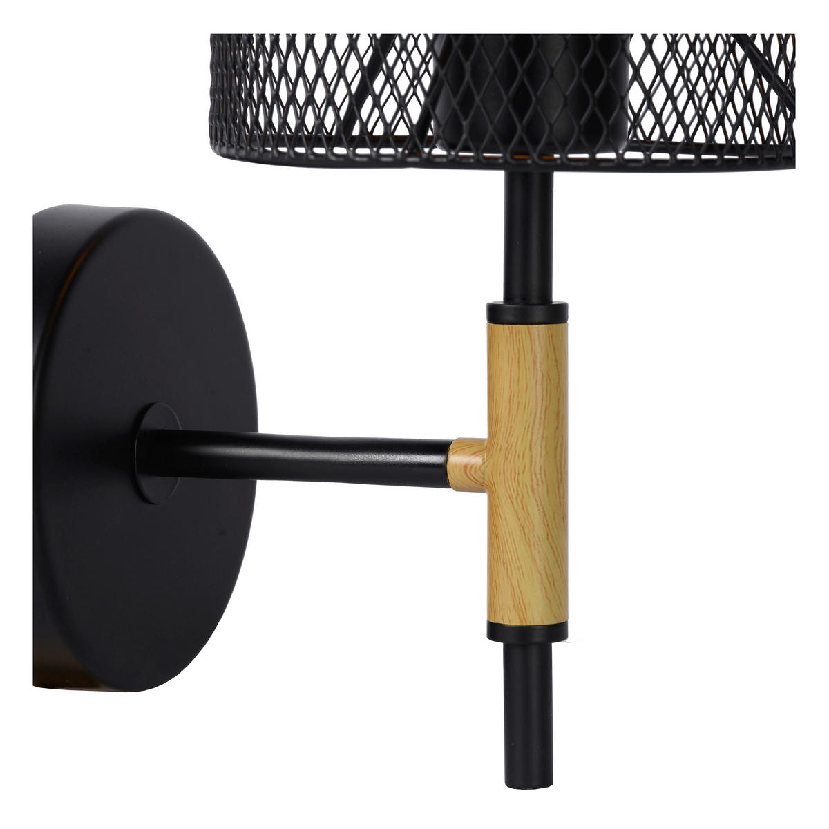 WANDSTRAHLER 15/20/32 cm   - Schwarz, Basics, Metall (15/20/32cm) - Lucide