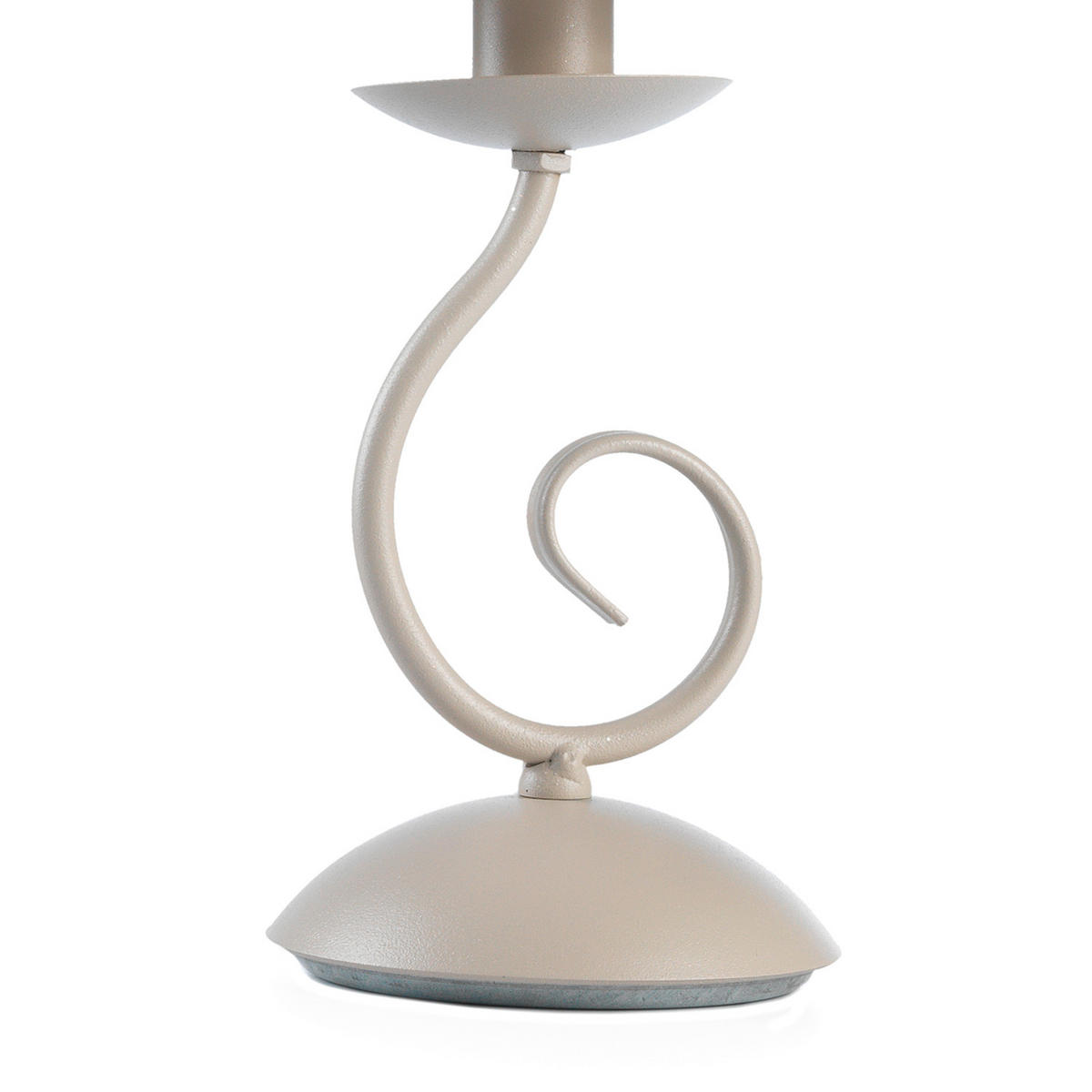 TISCHLEUCHTE POLETTE 14/14/34 cm   - Creme, KONVENTIONELL, Kunststoff/Textil (14/14/34cm)
