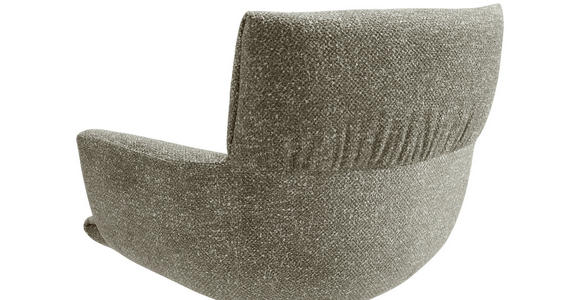 ARMLEHNSTUHL  in Eisen Leinenoptik  - Schwarz/Cappuccino, Design, Textil/Metall (64/86/63cm) - Dieter Knoll