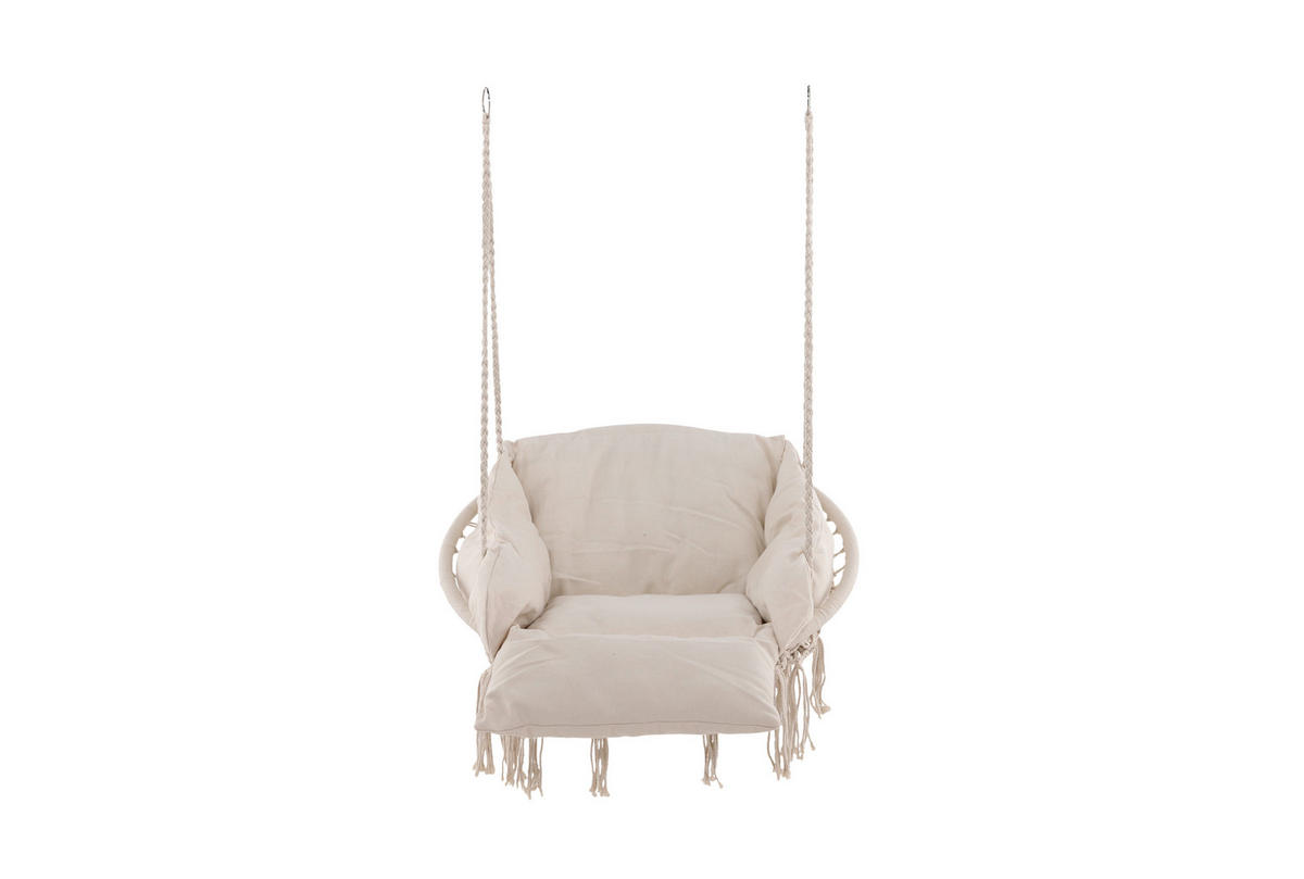 HÄNGESESSEL 80/90/60 cm  - Weiß, KONVENTIONELL (80/90/60cm) - Gardenson