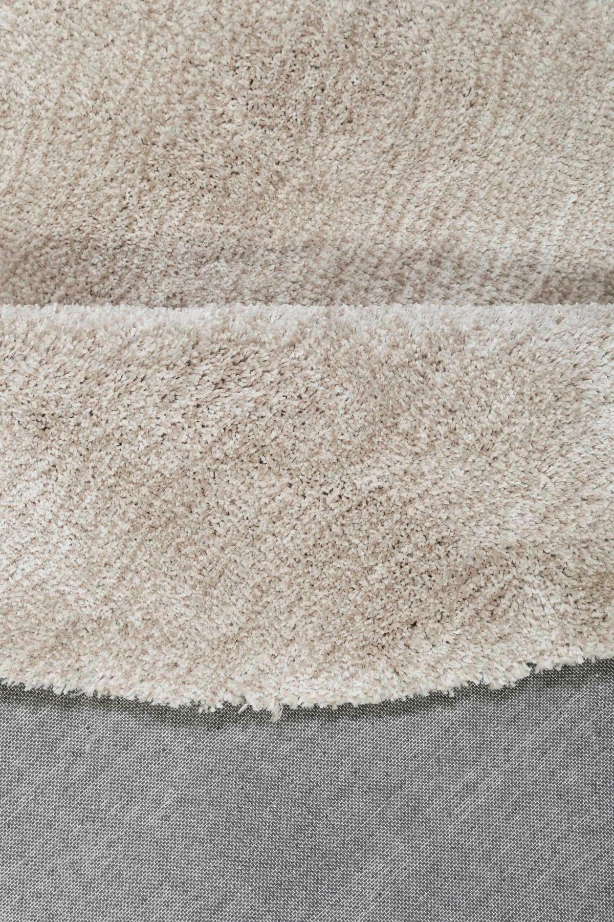 HOCHFLORTEPPICH 120 cm #relaxx Sandfarben rund  - Sandfarben, KONVENTIONELL, Textil (120cm) - Esprit