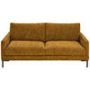 3-SITZER-SOFA Webstoff Gelb  - Gelb/Schwarz, KONVENTIONELL, Textil/Metall (196/78/90cm) - Hom`in