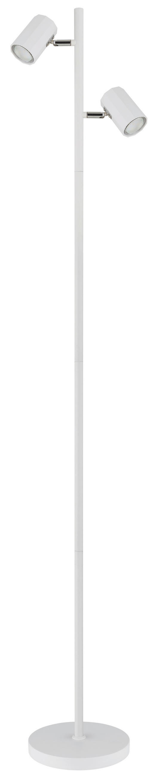 STOJACÍ LAMPA, 27/22/158 cm - bílá, Design, kov/plast (27/22/158cm) - Globo