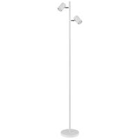 STOJACÍ LAMPA, 27/22/158 cm - bílá, Design, kov/plast (27/22/158cm) - Globo
