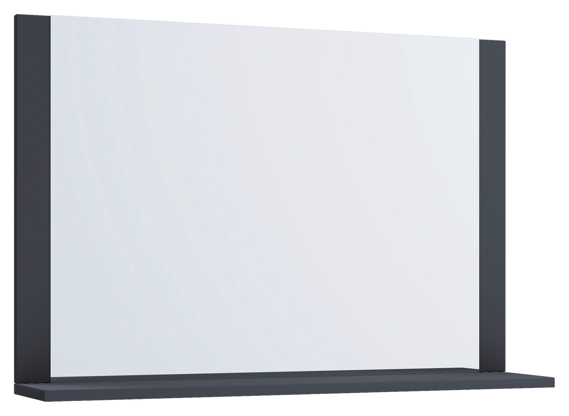 WANDSPIEGEL 80/65/16,6 cm    in rechteckig  - Anthrazit, MODERN, Holzwerkstoff (80/65/16,6cm) - MID.YOU