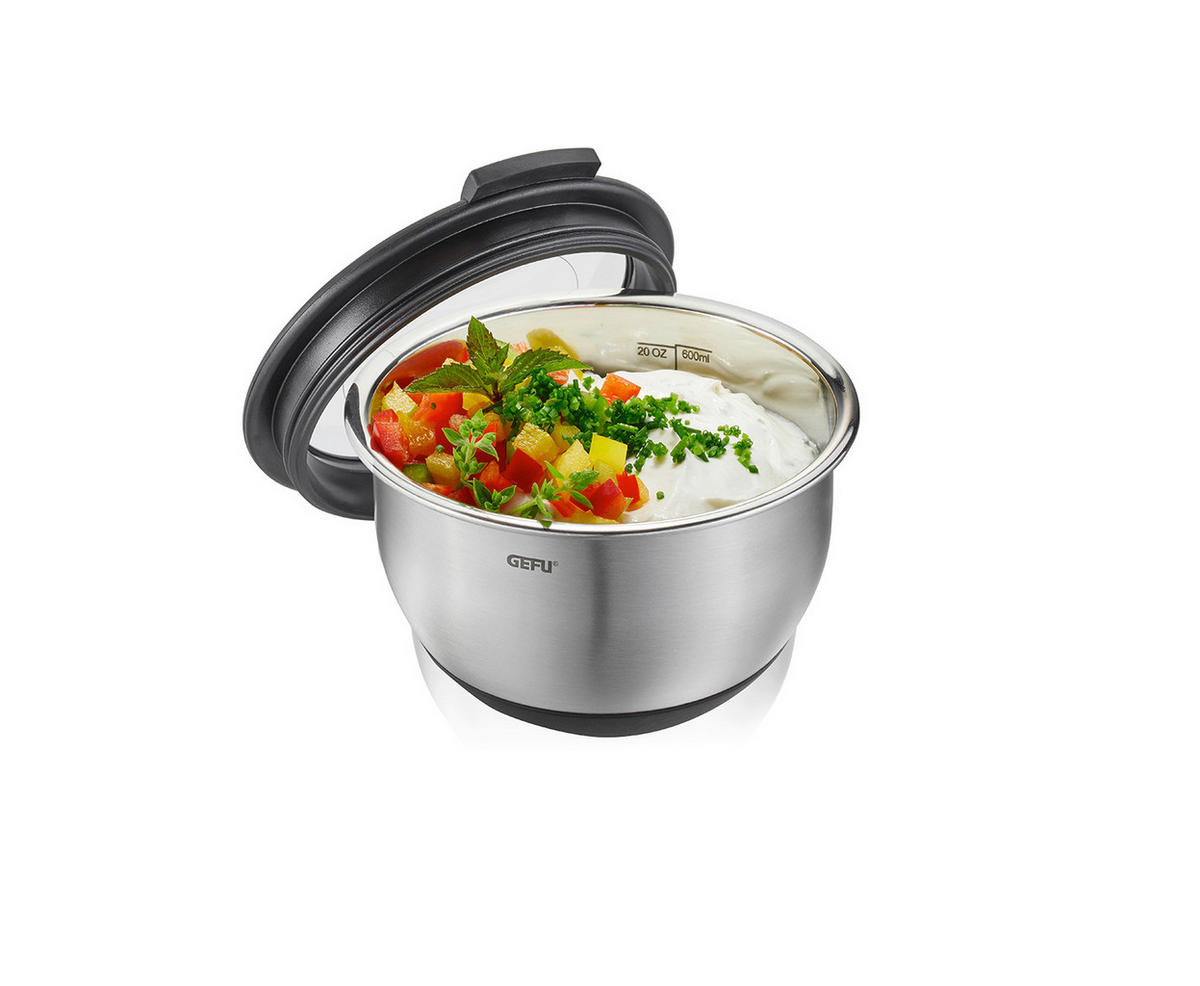 SCHÜSSEL MUOVO 12 cm   - Edelstahlfarben, Basics, Kunststoff/Metall (12cm) - Gefu