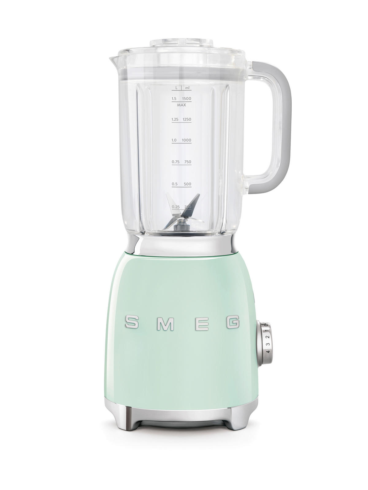 STANDMIXER 50's Style  - Pastellgrün, Trend, Metall (19.7/39.7/16.3cm) - SMEG