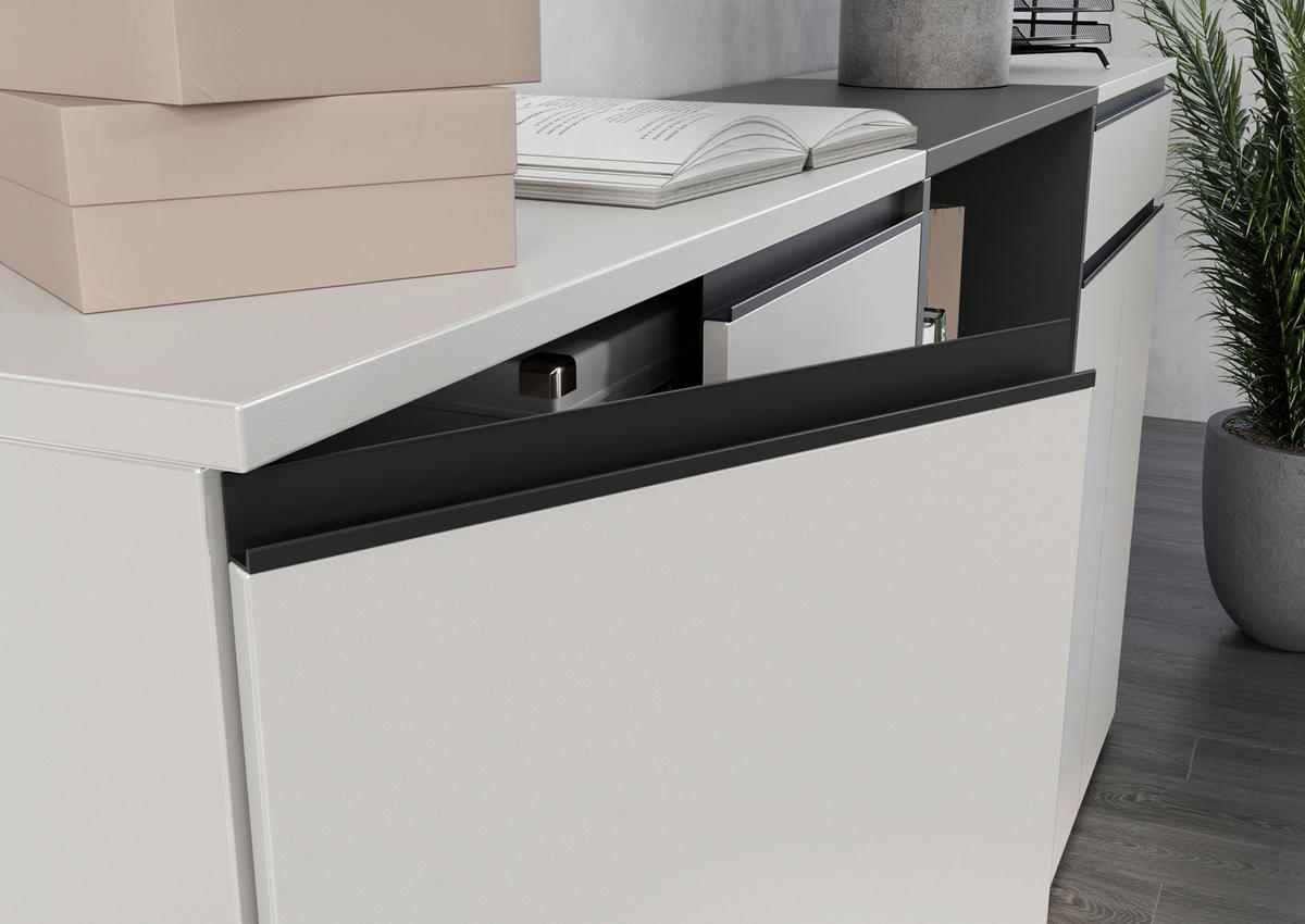AKTENSCHRANK 81/120/40 cm  - Kaschmir, MODERN, Holzwerkstoff (81/120/40cm) - Germania